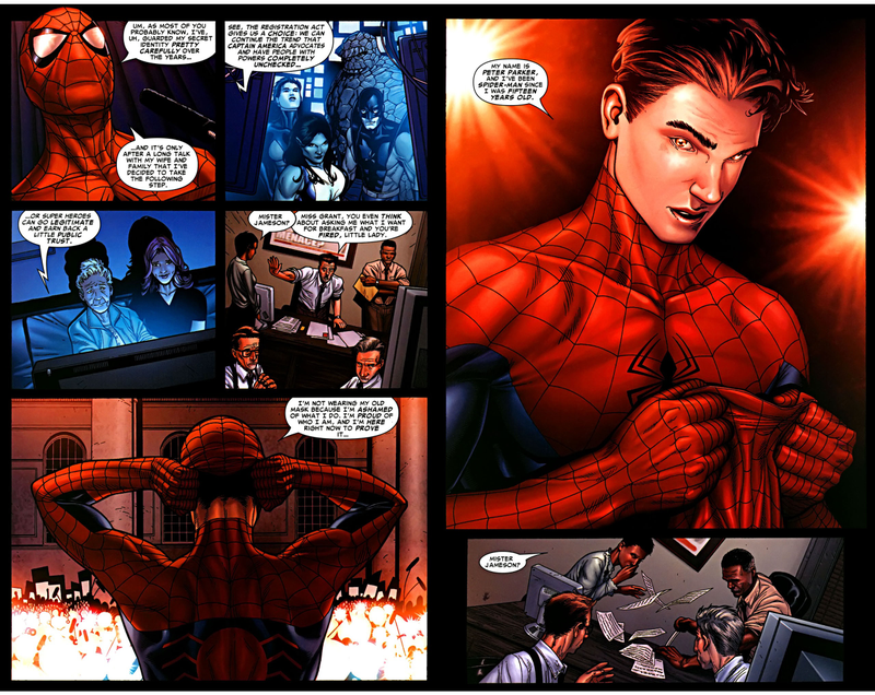 Illustration for article titled Todo lo que debes saber acerca de Civil War (el cómic) y sus diferencias con la película